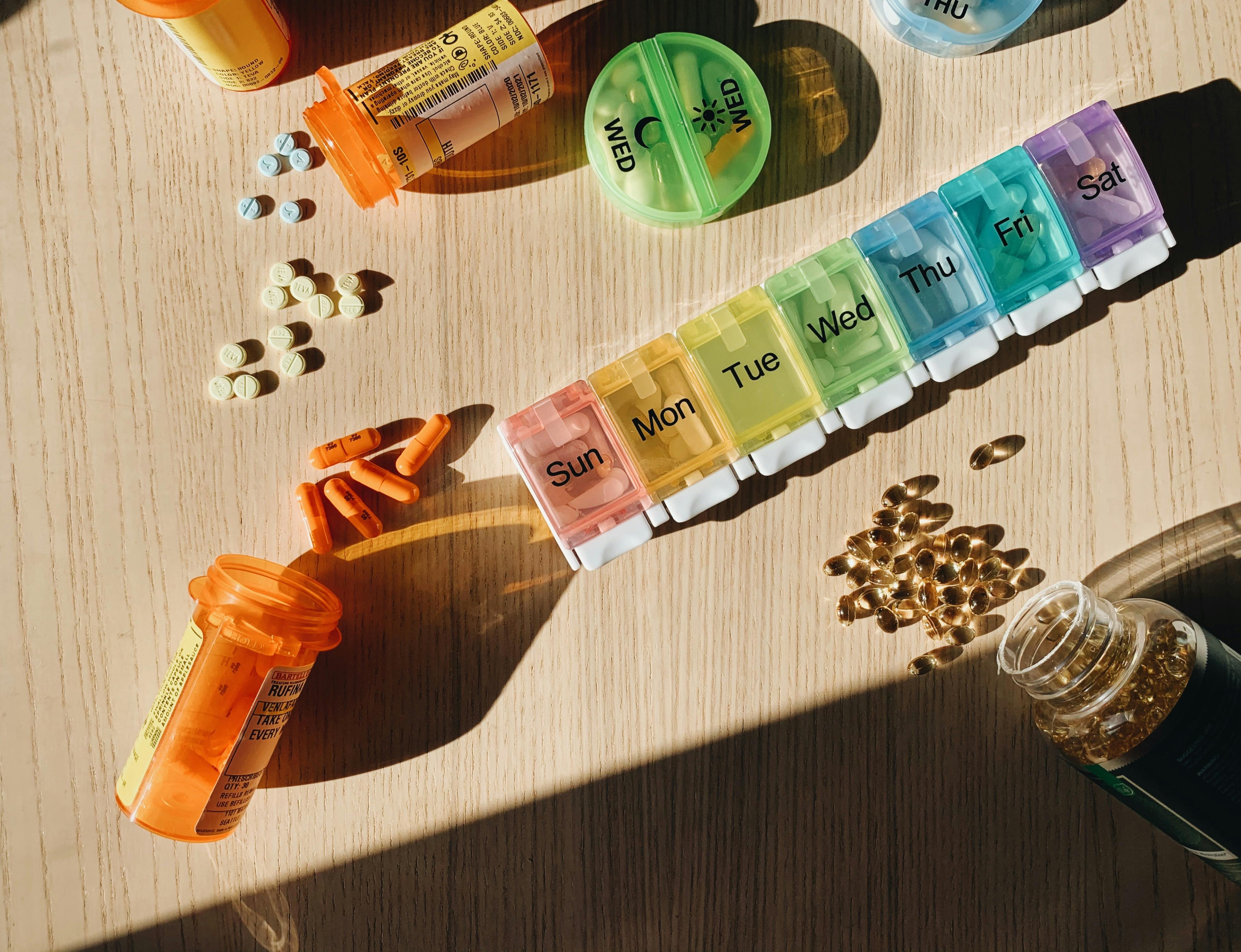 Health Economics Analytics — prescription medication and pill organiser